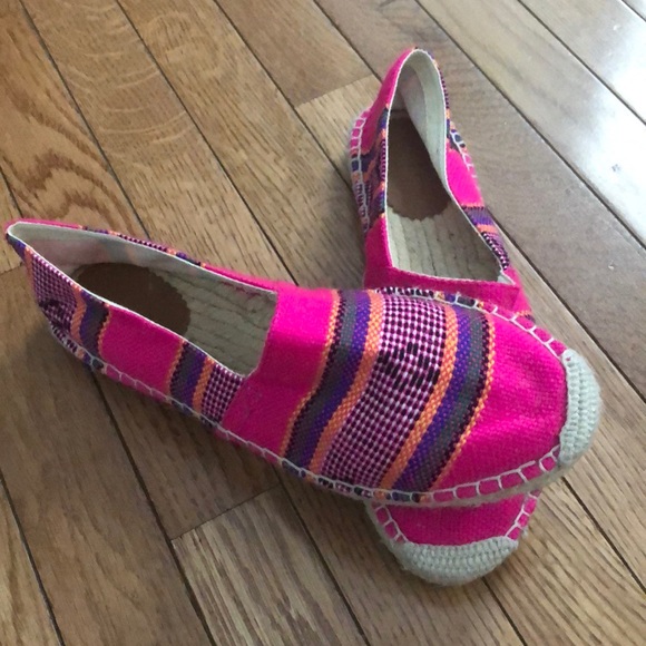 J. Crew Shoes - J Crew multicolor woven espadrilles